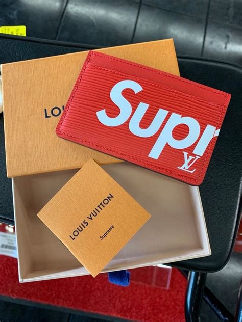 supreme card holder louis vuitton|louis vuitton card holder monogram.